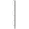 Guard-railing post | made of  48 mm tube | Corner railing post with 90 angle | galvanized